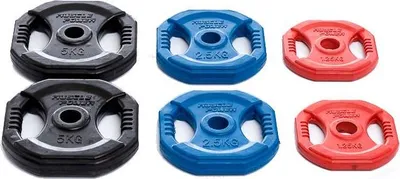 Produktbild von Muscle Power Aerobics Scheiben-Set 6-teilig Mehrfarbig 30 mm