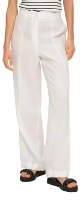 Imagen del producto de Pantalón de lino s.Oliver, corte palazzo