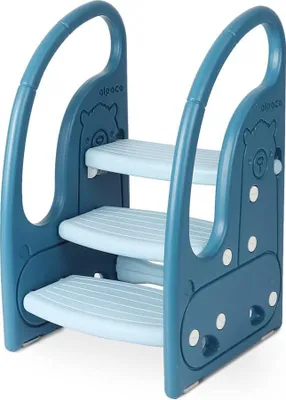Produktbild von Onasti Tritthocker für Kinder, dreistufig höhenverstellbarer Tritthocker , Multifunktion, rutschfest, für Kinder von 1,5 bis 6 Jahren