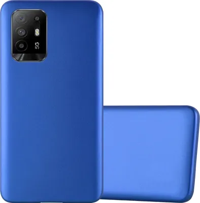 Produktbild von Cadorabo Schutzhülle für Oppo A94 5G Hülle in Blau Handyhülle TPU Silikon Etui Cover Case