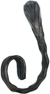 Produktbild von UHRIG Schmiedeeisen Schnörkel, Bogen geschmiedet für z.B. Zaun, Geländer uvm. 120x60mm aus 12x6mm Stahl
