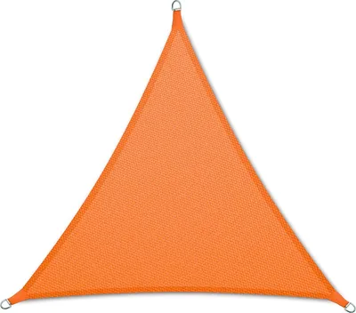 Produktbild von Wasserabweisendes Sonnensegel UV Schutz Testnote 1.4 viele Farben Orange 5x5x5 m