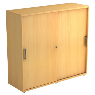 Imagen del producto de Armario corredero modelo 1753S SG, 3 puertas, dimensiones: 120 x 40 x 110 cm (ancho x profundidad x altura)