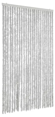 Produktbild von vidaXL Fliegenvorhang Grau 100x200 cm Chenille