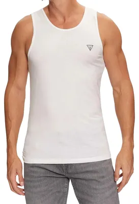 Produktbild von Guess - Ärmelloses Oberteil für Herren, Racerback NA180 (XL) (Aufgehelltes Weiß)