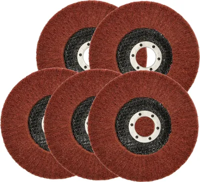 Produktbild von KOTARBAU® 5er Set Reinigungsscheibe für Winkelschleifer Weichgewebe 125x22.2 mm