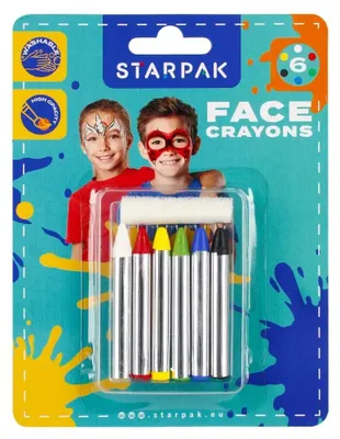 Produktbild von Starpak Gesichtsmalstifte 6 Farben
