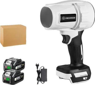Image de Turbo-souffleur électrique sans balais, puissance 2000 W, vitesse du vent 200 m/s, 2 588VF Batteries Set