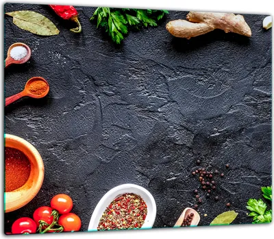 Produktbild von Herdabdeckplatten Glaskeramikkochfeld-Abdeckung Spritzschutz Glas 60x52cm Küche