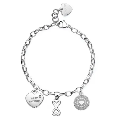 Produktbild von Armbanden   Mit Anhängern Charms Sagapò Silber   Kollektion HAPPY - frau