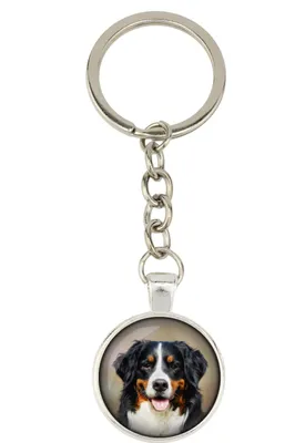 Immagine prodotto di Cane da pastore bernese - portachiavi con la tua foto, decorazione per chiavi, ciondolo per borsa del marchio Art-Dog
