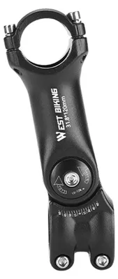 Produktbild von Einstellbarer Fahrradlenkervorbau Variabler 60-Grad-Winkel aus Aluminiumlegierung Fahrradlenkererhoehung Rennrad-Vordergabelvorbauadapter