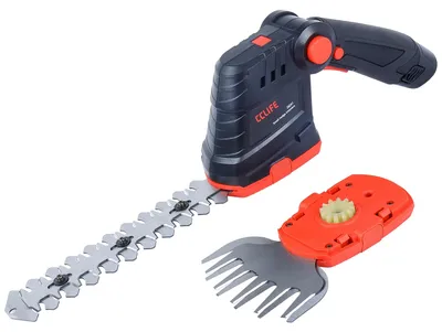Immagine prodotto di Tagliaerba e potatore per siepi 2-in-1, a batteria, 10,8 V, con larghezza di taglio di 120 mm e 200 mm