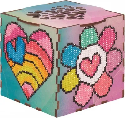 Image de Wizardi Diamond Painting Rêves roses - Jouets créatifs en bois