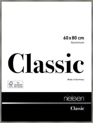 Produktbild von nielsen Aluminium Bilderrahmen Classic, 60x80 cm, Platin