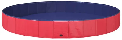 Immagine prodotto di vidaXL Piscina per cani Rossa Ø300 x 38 cm in PVC spesso