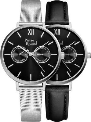 Zdjęcie produktu dla Zegarek  Pierre Ricaud P22110.5164QF-SET srebrny