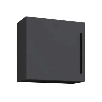Image de Étagère suspendue en bois | Étagère économiseuse d'espace | Dimensions: H. 50 x W. 50 x D. 30 cm | Étagère élégante suspendue | Étagère de rangement | Bibliothèque | Planche murale - Arila M