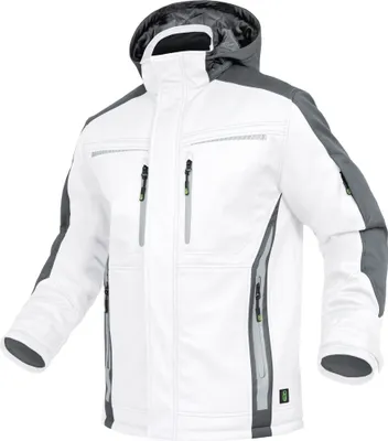 Produktbild von Leibwächter Winter-Softshelljacke Flex-Line Gr. 4XL weiß/grau