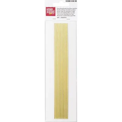Produktbild von Wachs-Rundstreifen 3x200mm VE=10 Stück gold