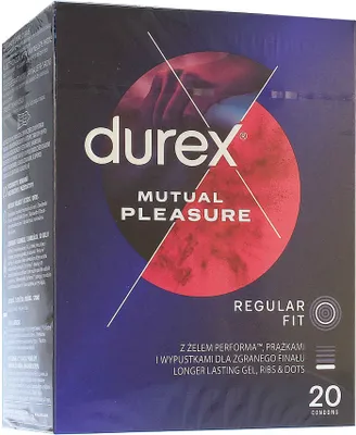 Zdjęcie produktu dla Durex Mutual Pleasure kondomy 20 ks