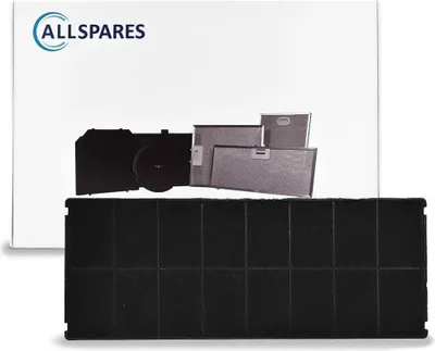 Produktbild von AllSpares Aktivkohlefilter für Dunstabzugshauben geeignet für Bosch DHZ3406, DHZ3405, 296178 | Siemens LZ34500, LZ34501 | Neff Z5143X0 | 420x165x30mm