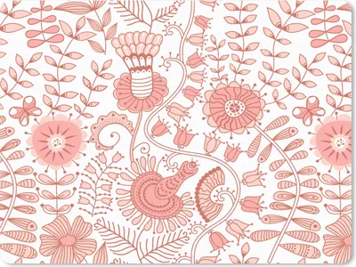 Produktbild von MuchoWow® Mauspad Mousepad Blumen - Muster - Pastell 40x30 cm - Mousepads - Maus Mat - Pad - Mausunterlage - Anti Rutsch