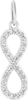 Produktbild von s.Oliver 2032950 Damen Anhänger Infinity Silber Weiß