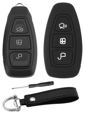 Productafbeelding van 2 Stuks Sleutelcover voor Ford Auto's met Sleutelhanger
