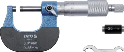 Produktbild von YATO YT-72301 - mechanische Messschraube 25-50 mm / 0,01 mm