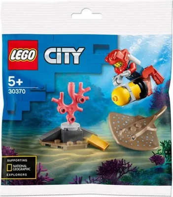 Produktbild von LEGO City Ocean Diver 30370, Bausatz, 5 Jahr(e), Kunststoff, 22 Stück(e)