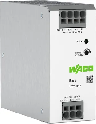 Immagine prodotto di WAGO 2587-2147 Alimentatore switching: 24 VDC, 20 A per applicazioni industriali