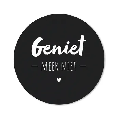 Produktbild von MuchoWow® Mauspad Mousepad Mehr genießen - Zitate - Text 20x20 cm - Mousepads - Maus Mat - Pad - Mausunterlage - Schreibtischmatte