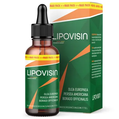 Image de Lipovisin huile complexe gouttes | convient pour femmes & hommes | avec des ingrédients de haute qualité - contenu 30 ml