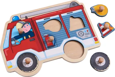 Produktbild von Greifpuzzle Feuerwehrauto
