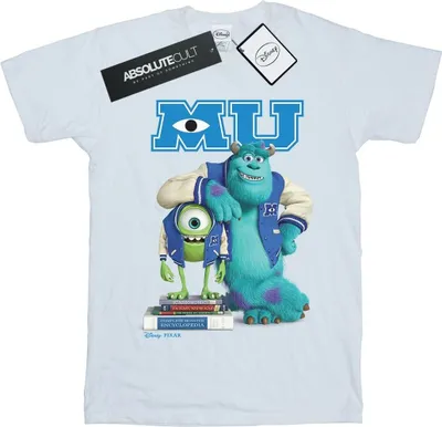 Image de Disney - T-shirt garçon "Monsters University" BI13433 (128) (Blanc)