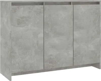 Produktbild von Sideboard Betongrau 102x33x75 cm Holzwerkstoff