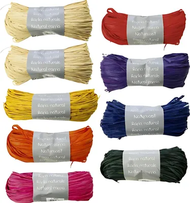 Produktbild von Clairefontaine Bast Rolle Natur 50g sortiert 3065501960991