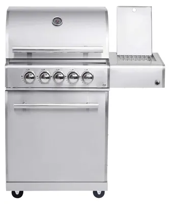 Produktbild von ALLGRILL Gasgrill CHEF M Edelstahl Modular Grundmodell 3 Brenner, Seitenkocher, Backburner (500903)