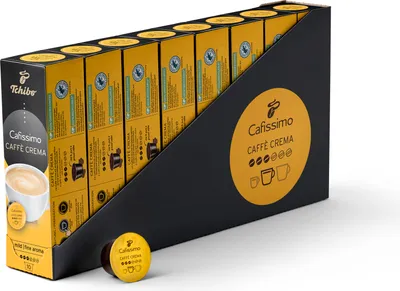 Produktbild von Tchibo Cafissimo Caffè Crema mild Kapseln, 80 Stück (8 x 10 Kapseln)