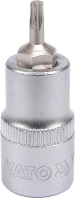 Obrázok produktu pre Yato YT-04310, Chróm-vanádová oceľ (Cr-V), Šesťhranná hlavica, 25,4 / 2 mm (1 / 2"), Šesťhranná hlavica, 12,7 Nm, 1 kusov