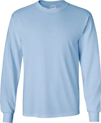Produktbild von Gildan Ultra Herren T-Shirt mit Rundhalsausschnitt, langärmlig BC477 (XL) (Hellblau)