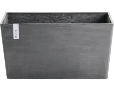 Obrázek produktu pro Výsadbový květináč Ecopots Paris plastový 80 x 38 x 40 cm šedý