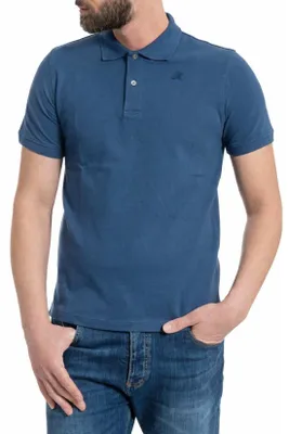 Image de K-WAY - Polo Amedee Piqué slim pour homme - Taille M