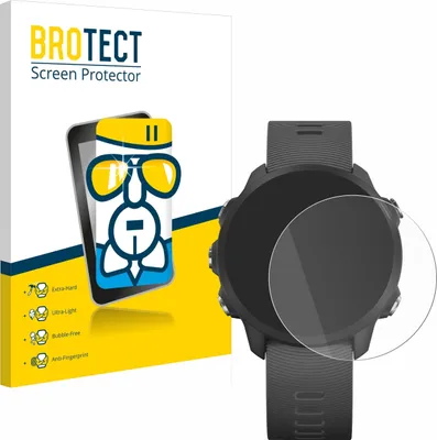 Produktbild von BROTECT Schutzglas für Garmin Forerunner 245 Music Schutzfolie Panzer Folie Glas Display Schutz klar