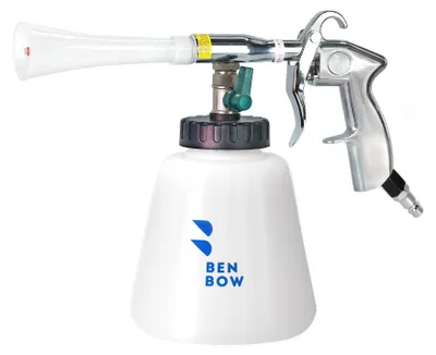 Image de BENBOW Pistolet de nettoyage à air comprimé Nettoyeur d'intérieur avec EFFET TORNADO Pistolet de lavage haute pression pour nettoyeur de meubles rembourrés Entretien automobile Sièges de voiture Nettoyeur plastique