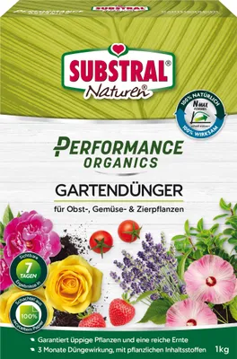Produktbild von Substral Naturen Performance Organics Gartendünger 1 kg - 83680