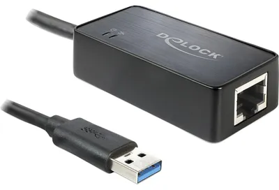 Image de DeLOCK 62121 DeLOCK USB3.0 Adapt.>Gigabit LAN | 10/100/1000 Mb/s