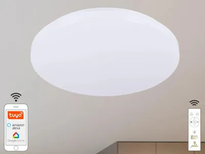 Image de Lampe plafonnier LED OPAL + télécommande + Wifi, 48W - LC902S
