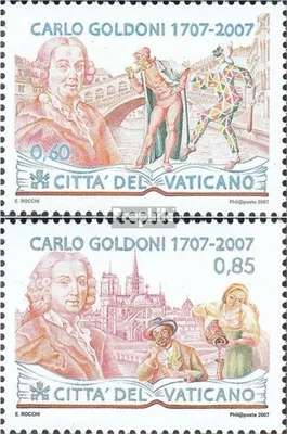 Produktbild von Briefmarken Vatikanstadt 2007 Mi 1580-1581 (kompl.Ausg.) postfrisch Carlo Goldoni
